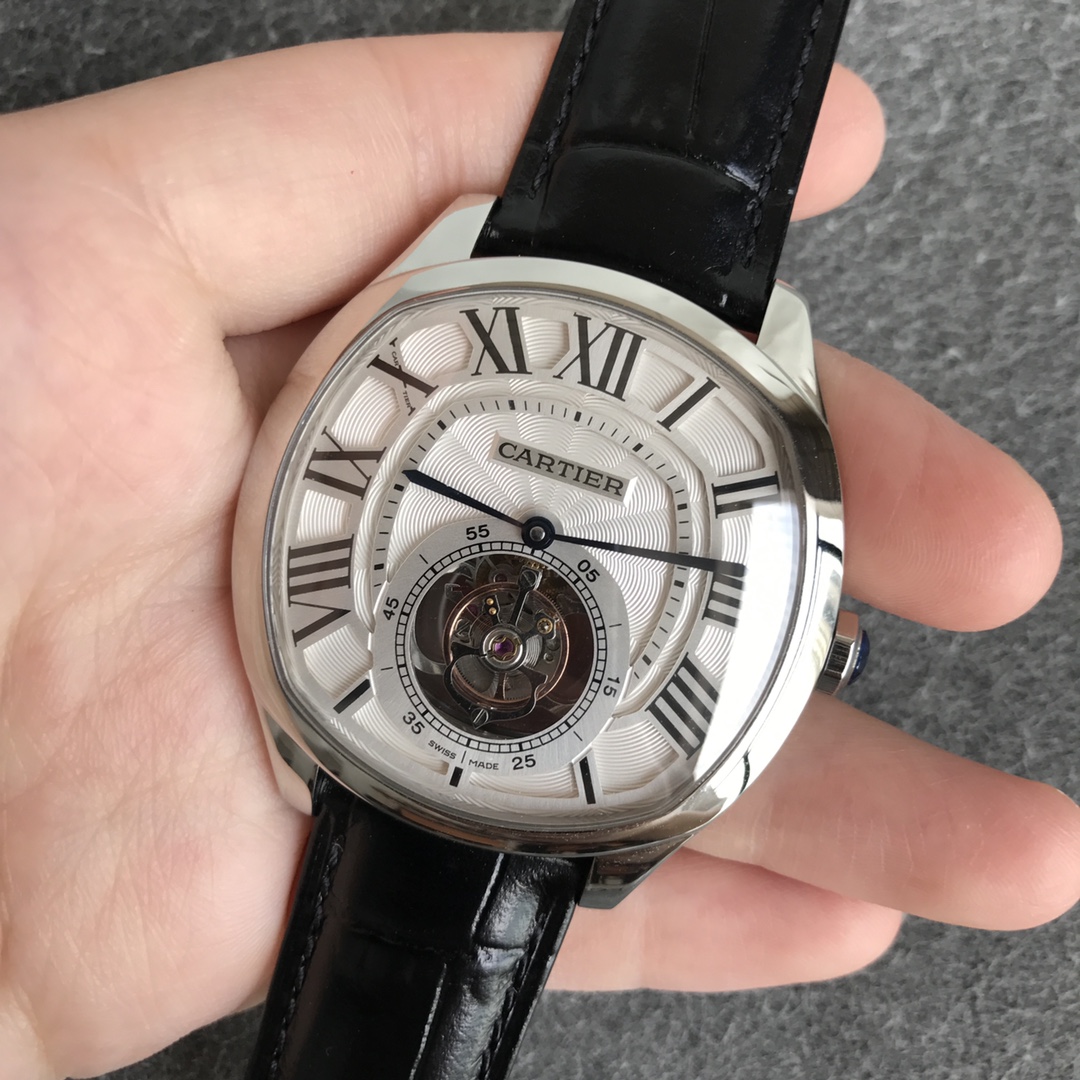DRIVE DE CARTER - Reference W4100013BBR - Cartier One Piece Tourbillon(1:1 replica)