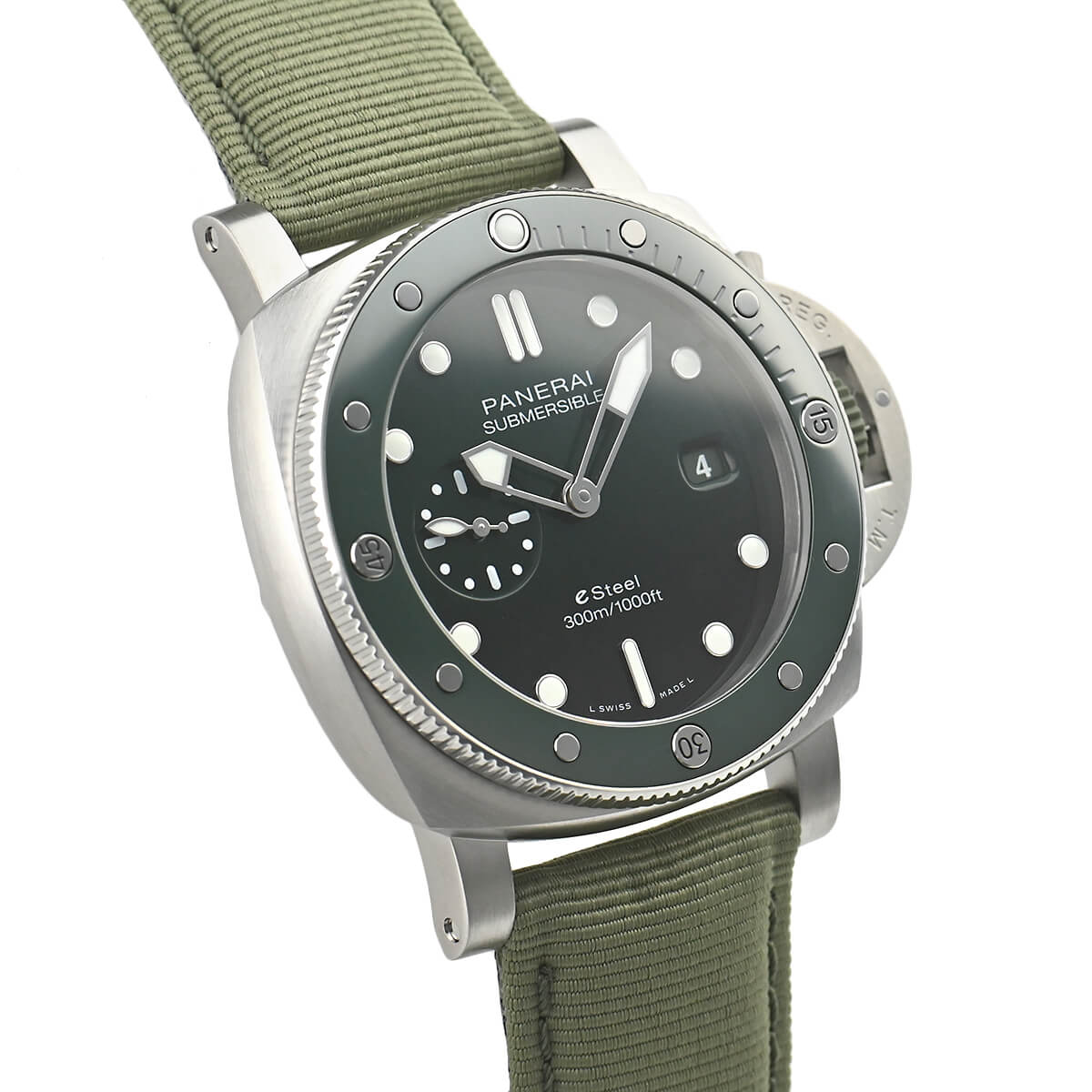 Panerai  Submersible QuarantaQuattro ESteel™ Verde Smeraldo PAM01287(1:1 replica)
