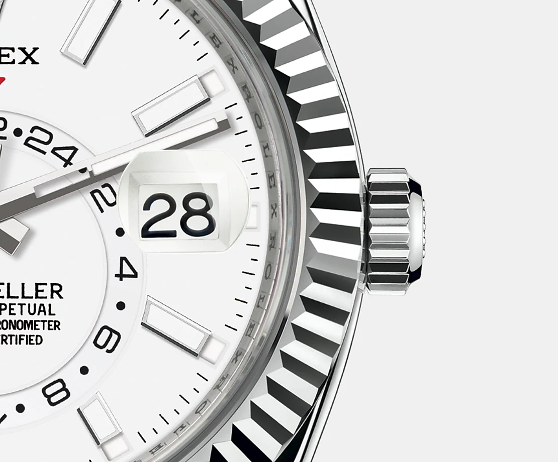 Rolex Sky-Dweller 42mm, Oystersteel and 18k White Gold, Ref# 326934-0001(1:1 replica)