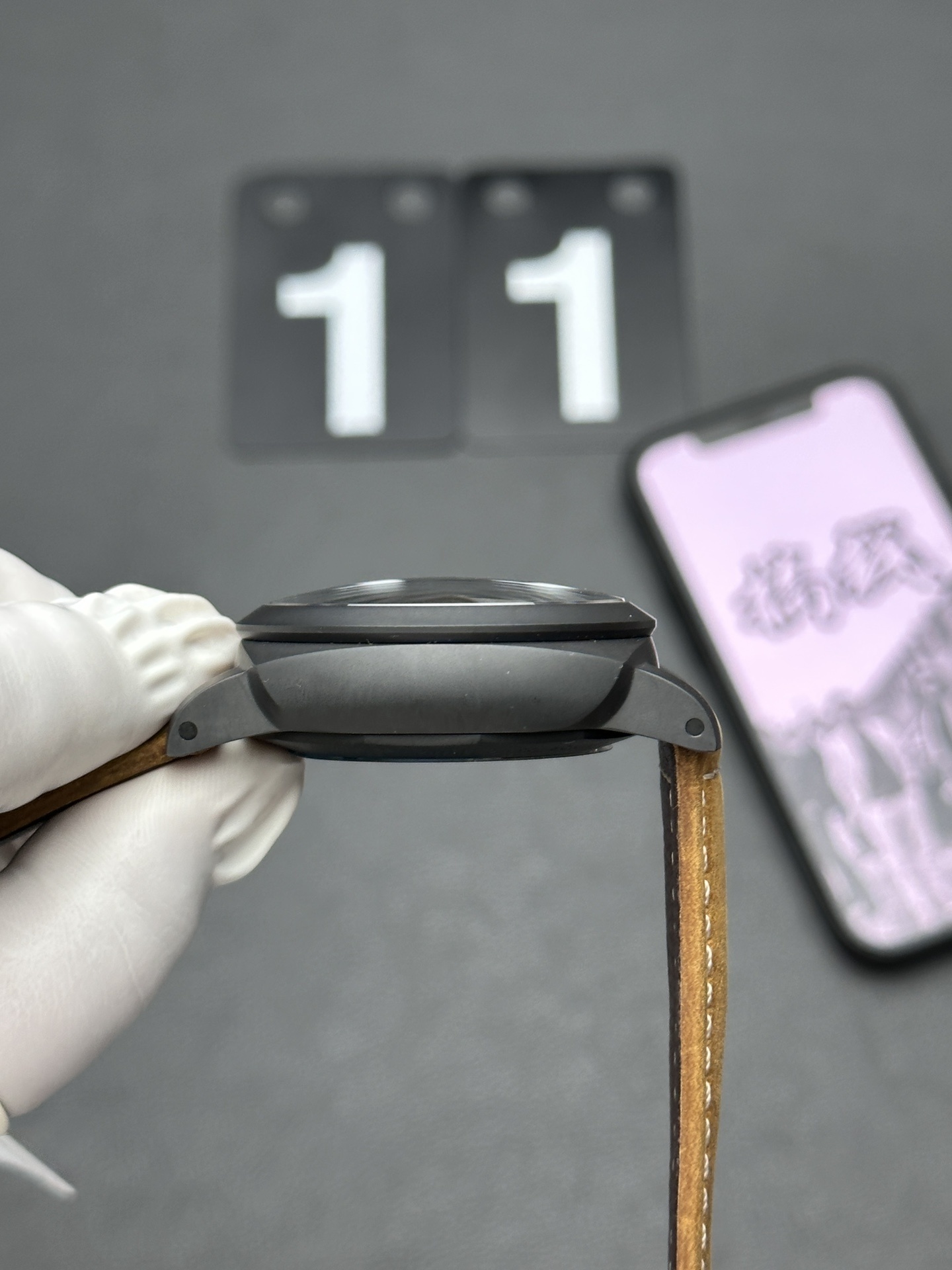 Panerai Luminor 1950  Automatic Black Ceramic - Leather Strap  PAM00441(1:1 replica)