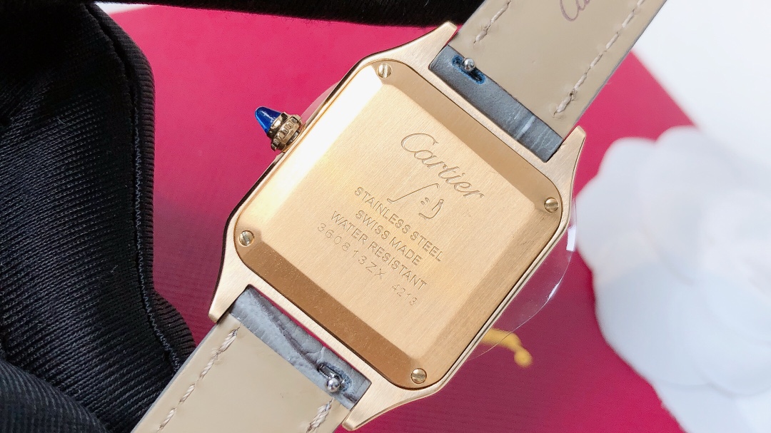 Santos Demoisell - Stainless Steel Mini - Grey Gold(1:1 replica)