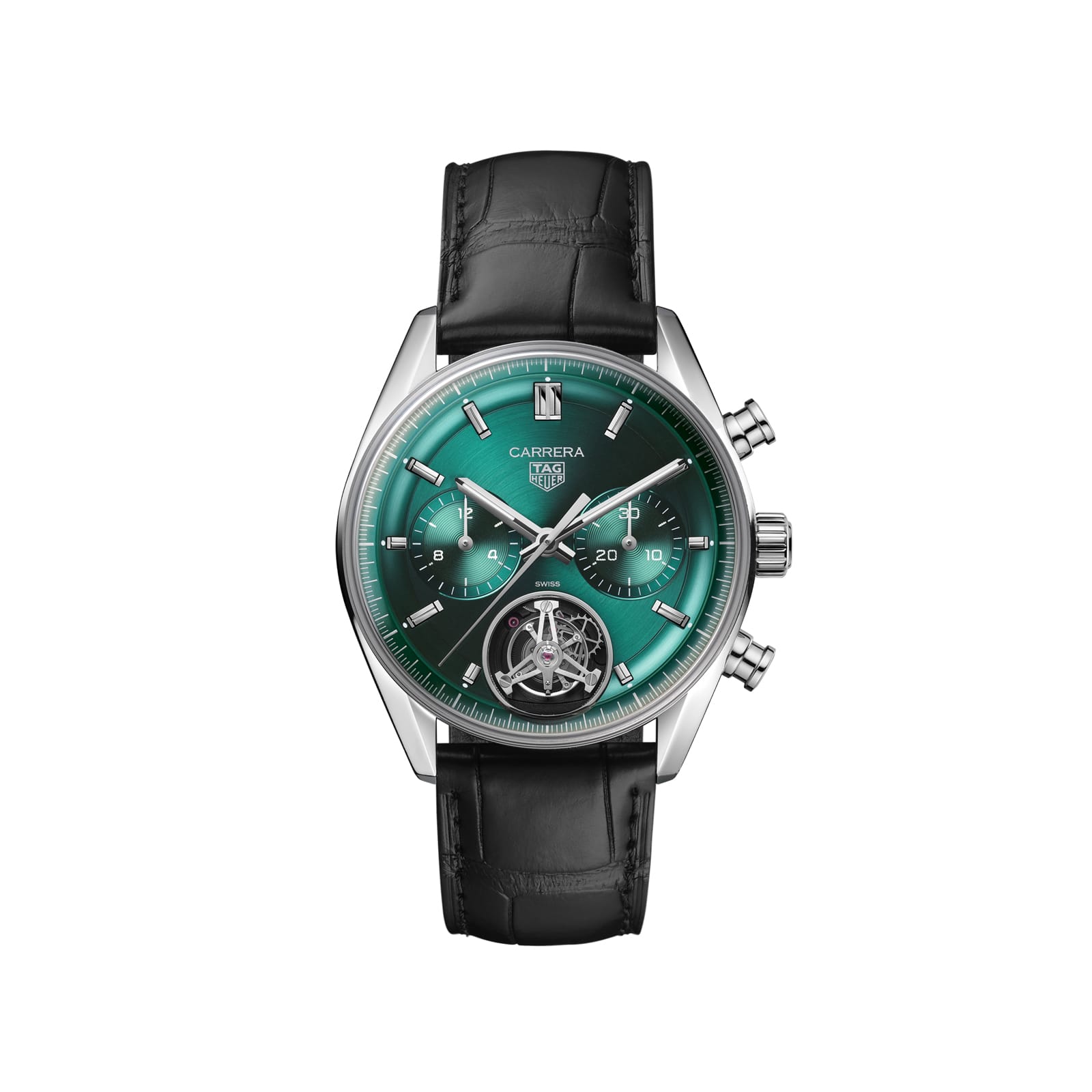 TAG Heuer Replica Watch CARRERA Chronograph Tourbillon Automatic 42 mm Steel(1:1 replica)