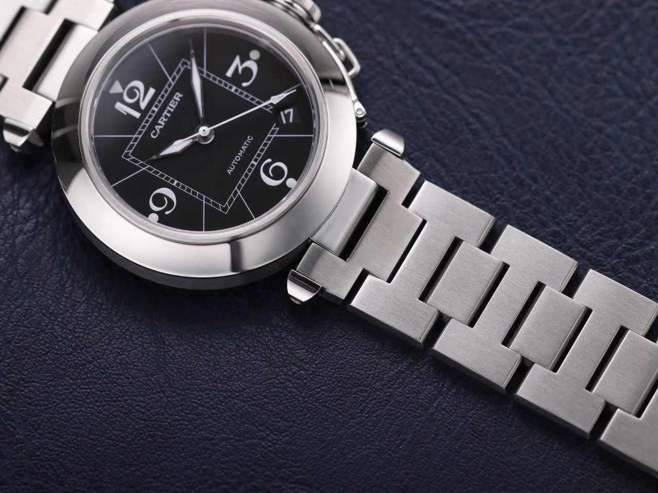 Cartier Pasha W31074M7 Ladies Automatic - Black(1:1 replica)
