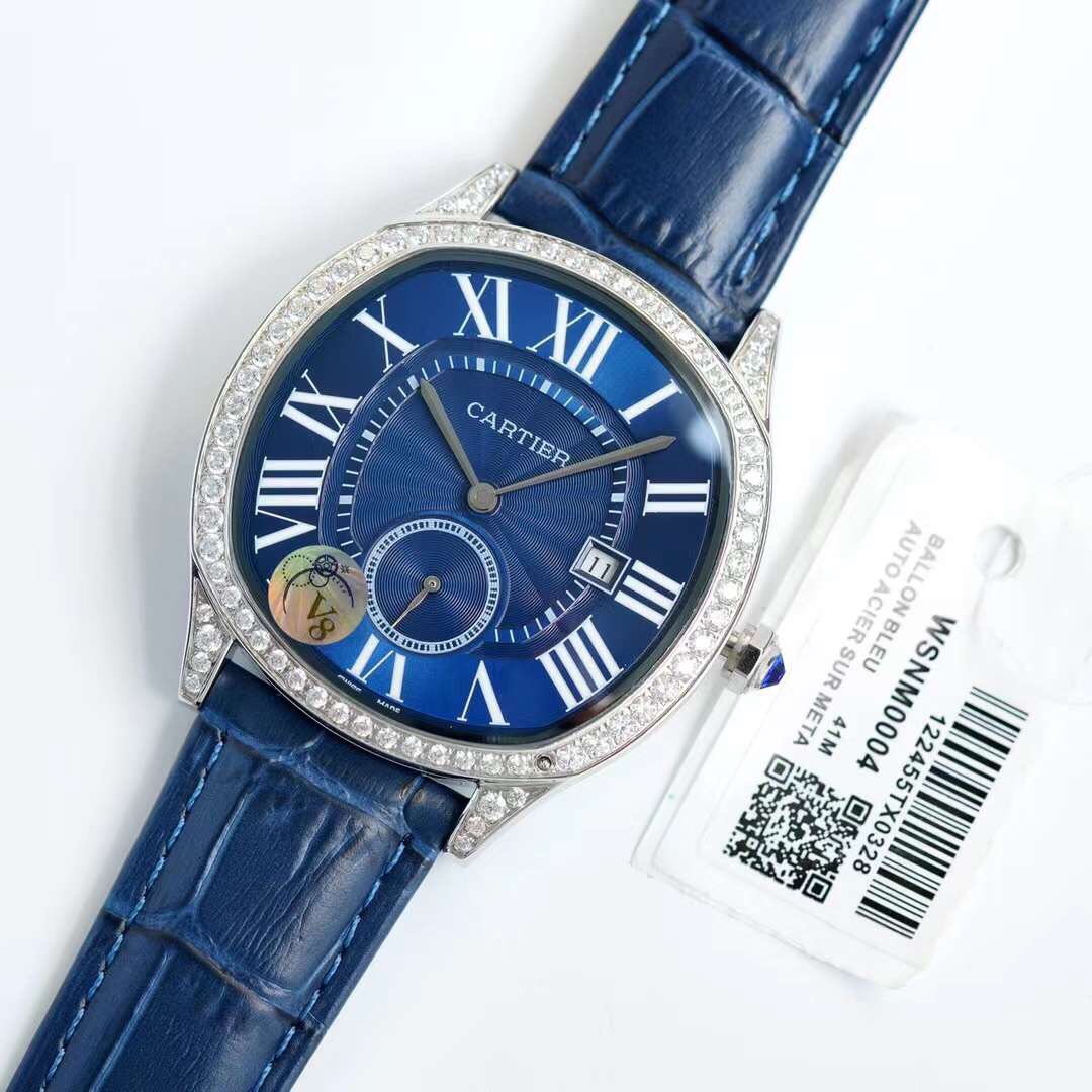 Cartier - Drive de Cartier white gold and diamonds - 40mm(1:1 replica)