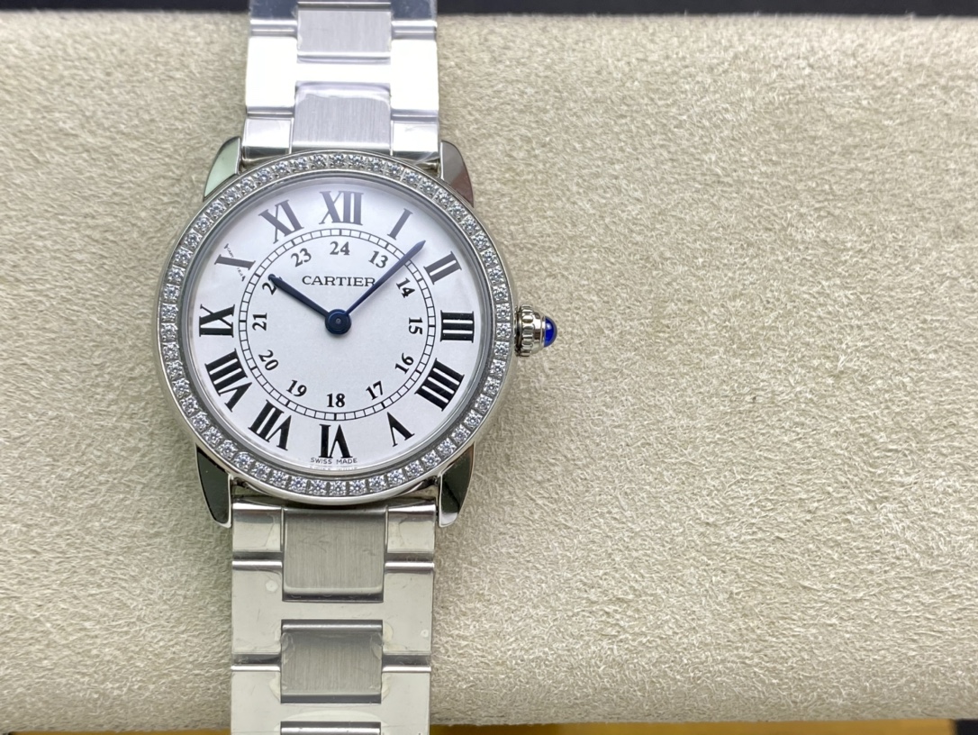Cartier London Roman Numeral Couple's Watch Small 29.5mm(1:1 replica)