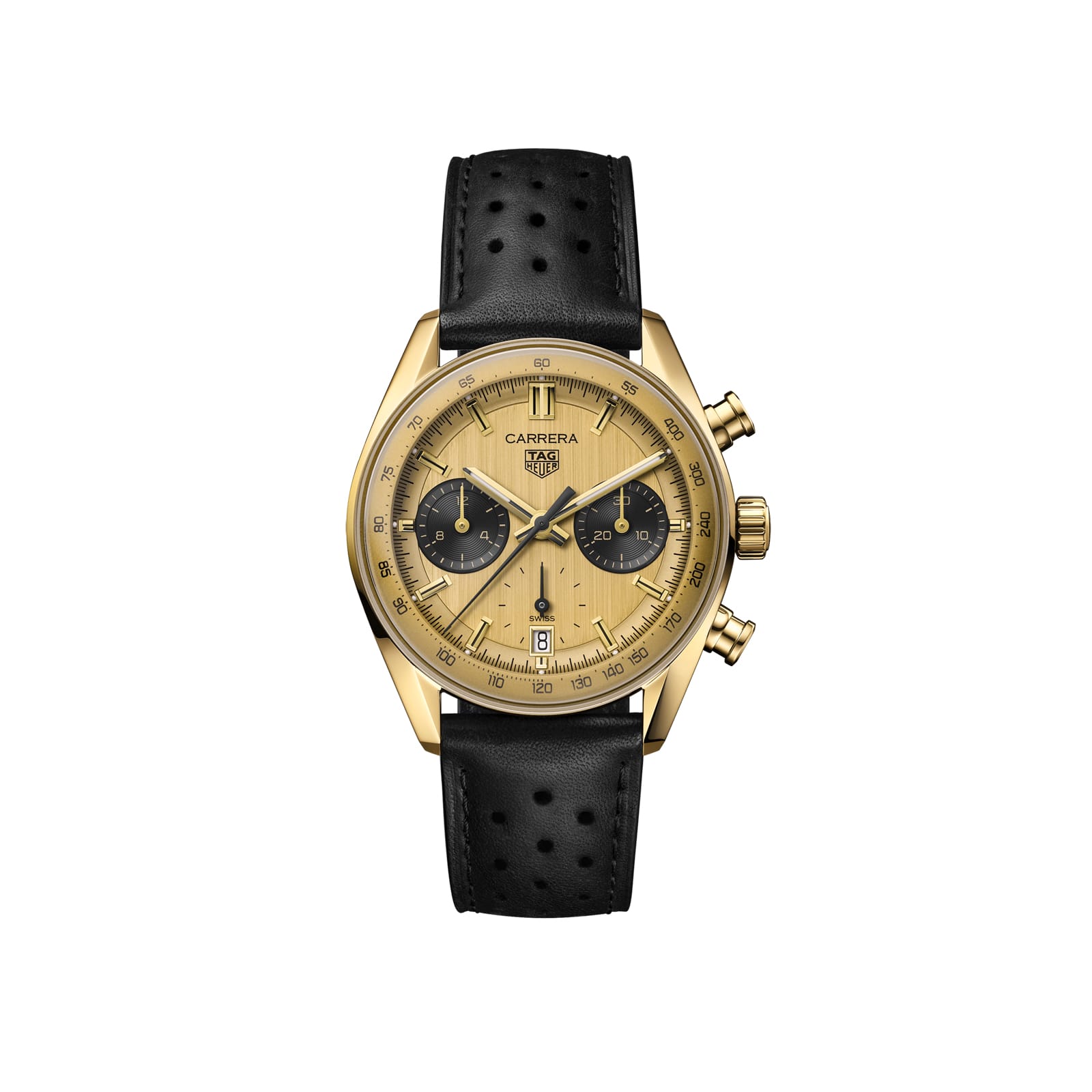 TAG Heuer Replica Watch Carrera Chronograph Automatic 39 mm Gold 3N(1:1 replica)