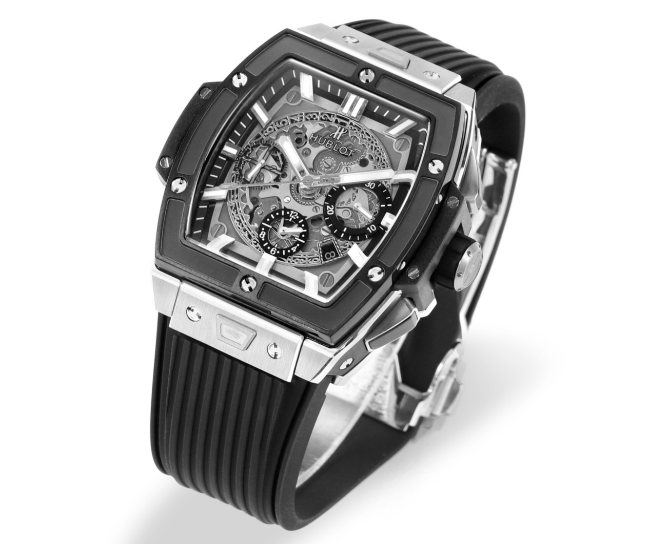 Hublot Spirit of Big Bang Textured Rubber Strap(1:1 replica)