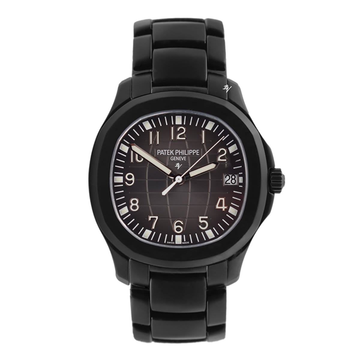 Fake Patek Philippe Replica Watch Aquanaut Limited Edition Black DLC-PVD(1:1 replica)