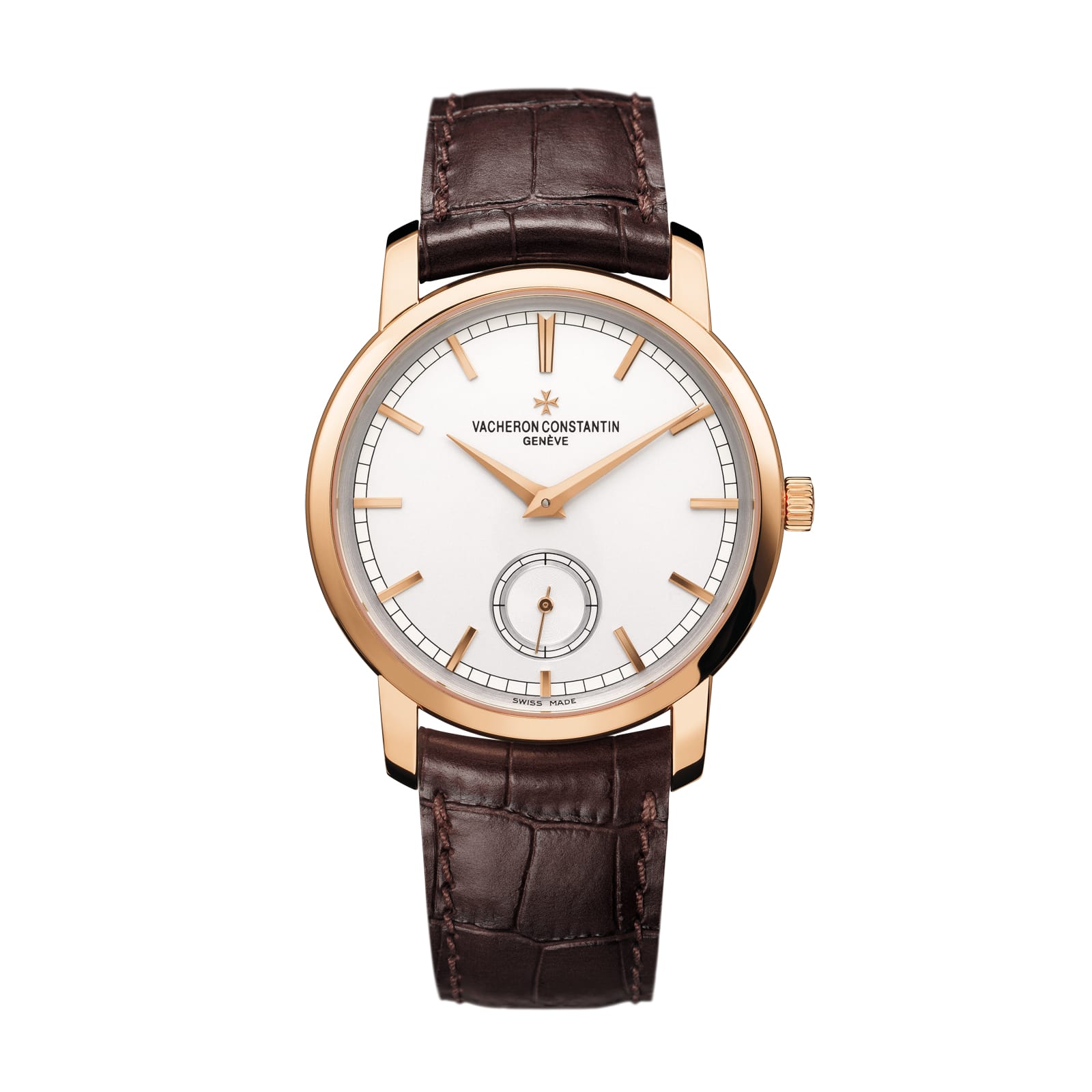 Replica Watches Fake Vacheron Constantin Traditionnelle manual-winding 38 MM PINK GOLD(1:1 replica)
