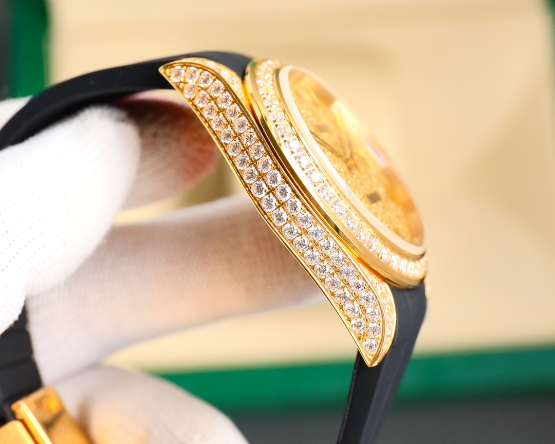 Rolex Logbook Full Luxury Model - Brilliant Roman Dial - 18k Nano-Technology 41MM(1:1 replica)