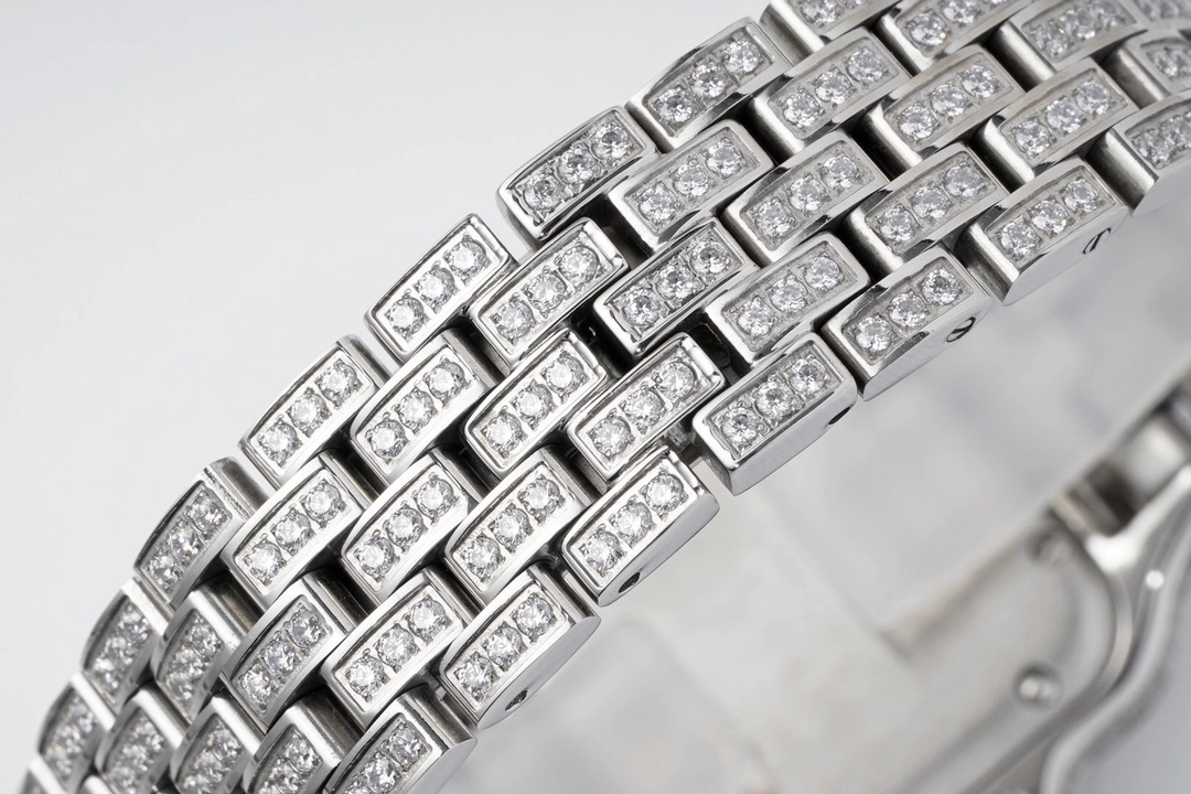 Cartier Cheetah Full of Diamonds Ladies 37MM-White Gold(1:1 replica)