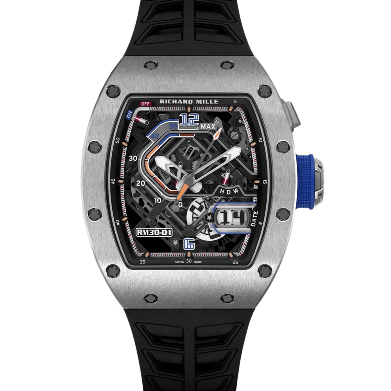 Richard Mille Replica Watch RM 30-01 Automatic Winding With Declutchable Rotor(1:1 replica)