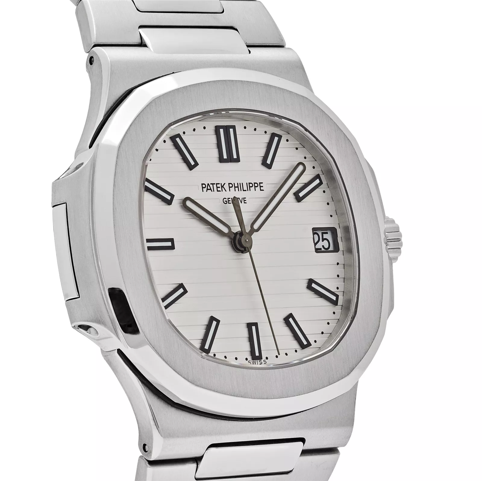 Patek Philippe Nautilus Gold White Dial Mens Watch 5711/1A-011(1:1 replica)