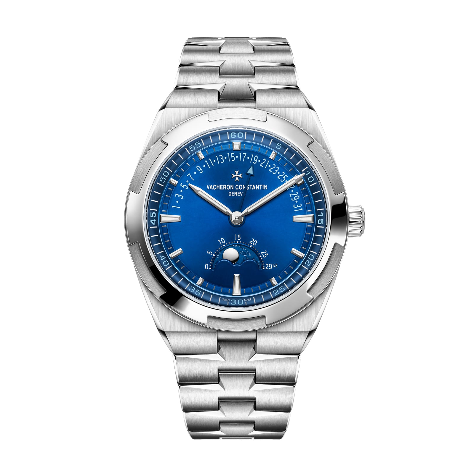Replica Watches Fake Vacheron Constantin Overseas moon phase retrograde date Boutique Exclusive 41 MM STEEL(1:1 replica)