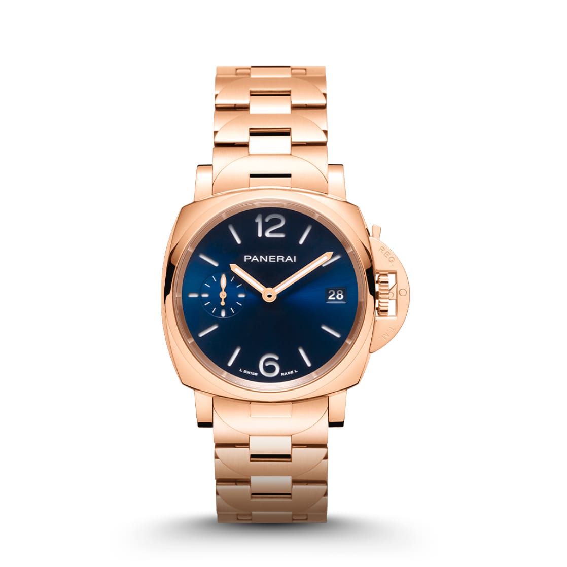 Replica Watches Panerai Luminor Due TuttoOro 38mm PAM01182(1:1 replica)