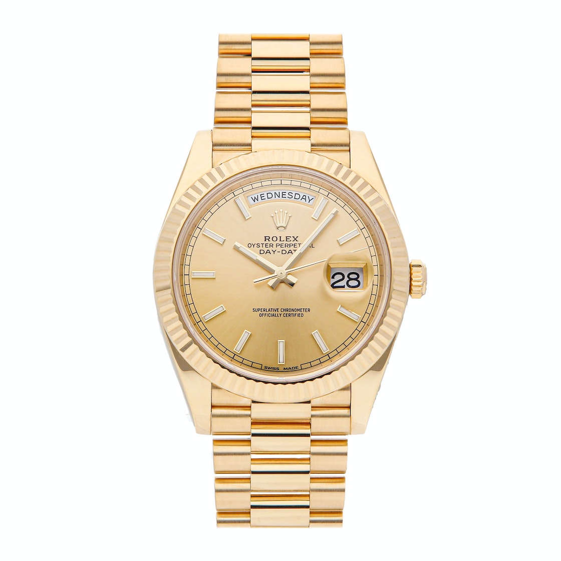 Rolex 18K Yellow Gold Model 228238-0003(1:1 replica)