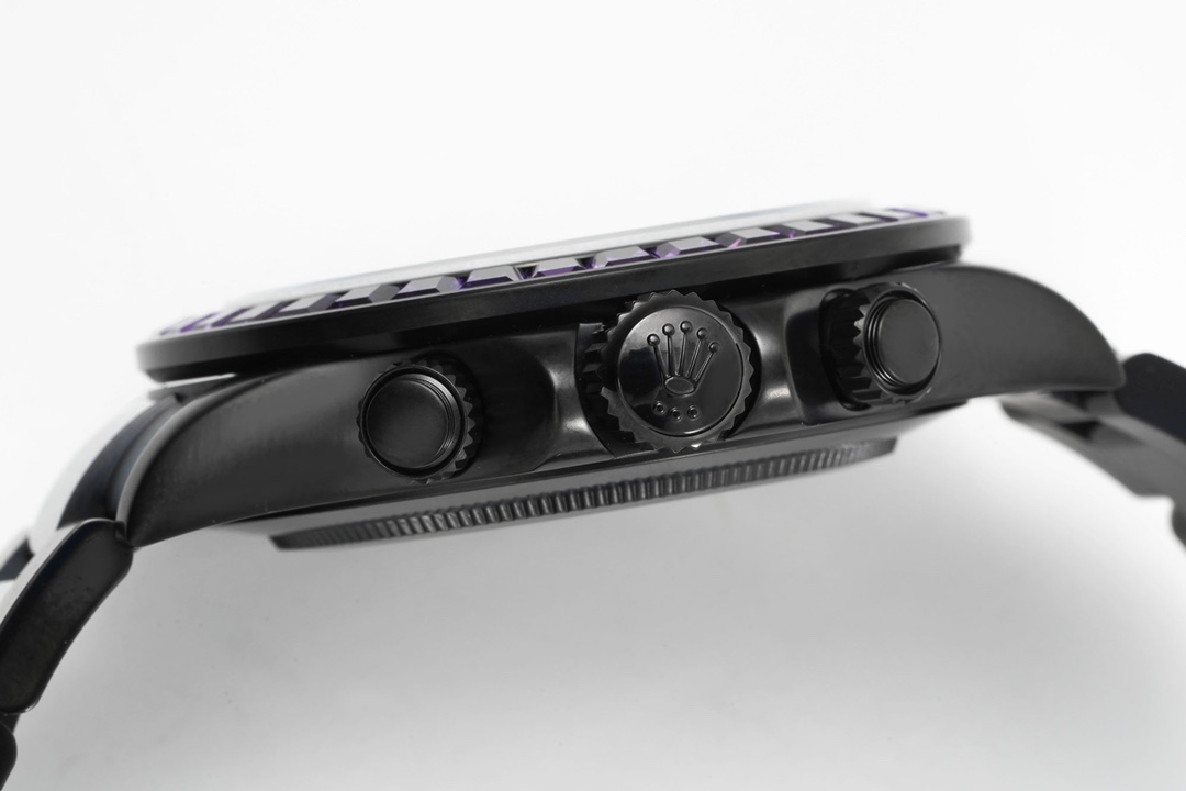 Rolex Daytona Blaken with Black DLC Coating - Modified Blue Diamond - Black(1:1 replica)