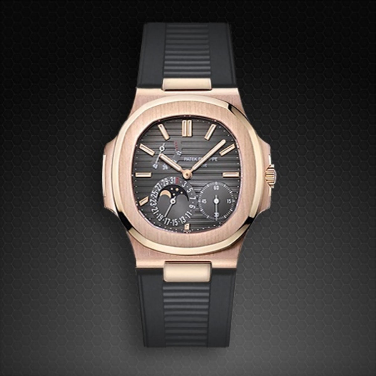 Patek Philippe - Rubber B strap for Nautilus 5712 RG / WG(1:1 replica)