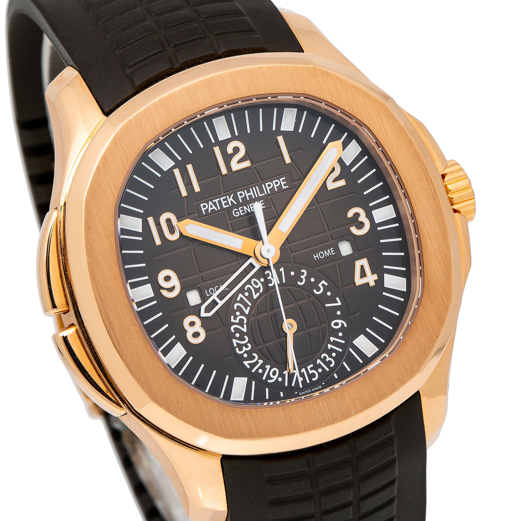 Patek Philippe Aquanaut 5164R-001 40MM Brown Dial With Leather Bracelet(1:1 replica)