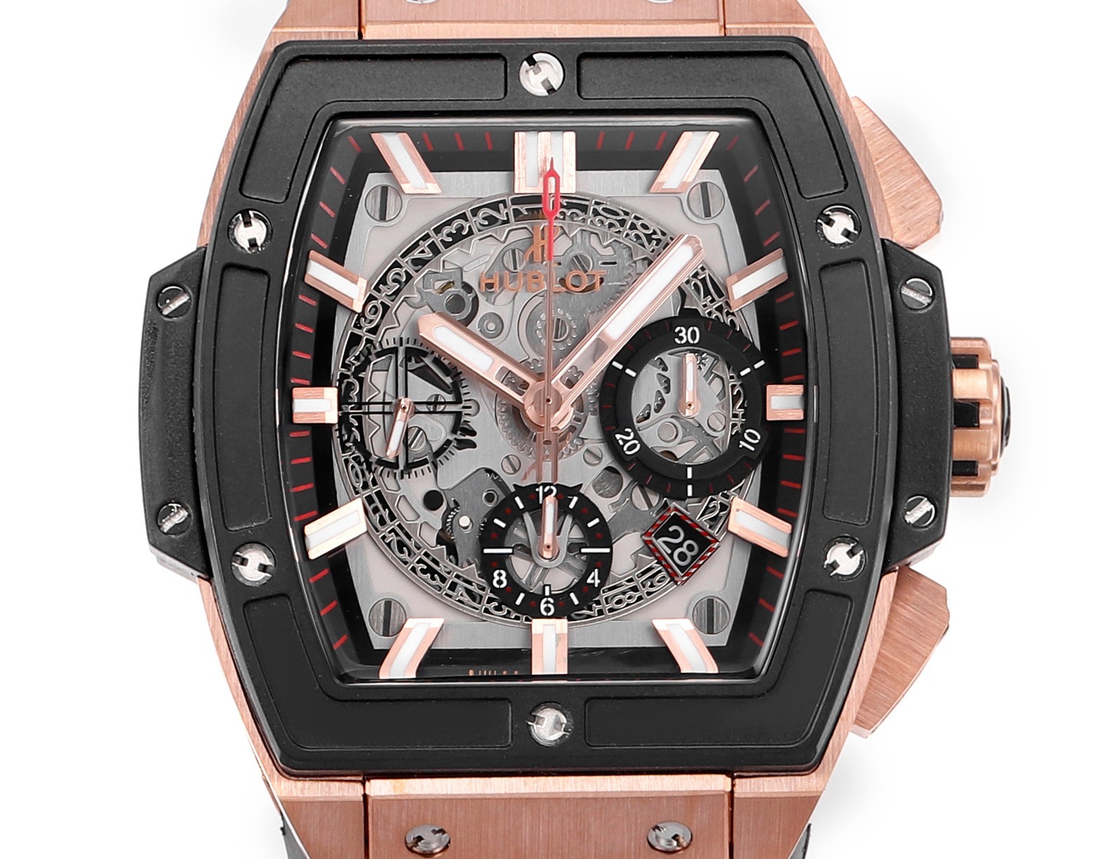 Hublot SPIRIT OF BIG BANG Chronograph, 45 mm Textured rubber strap(1:1 replica)