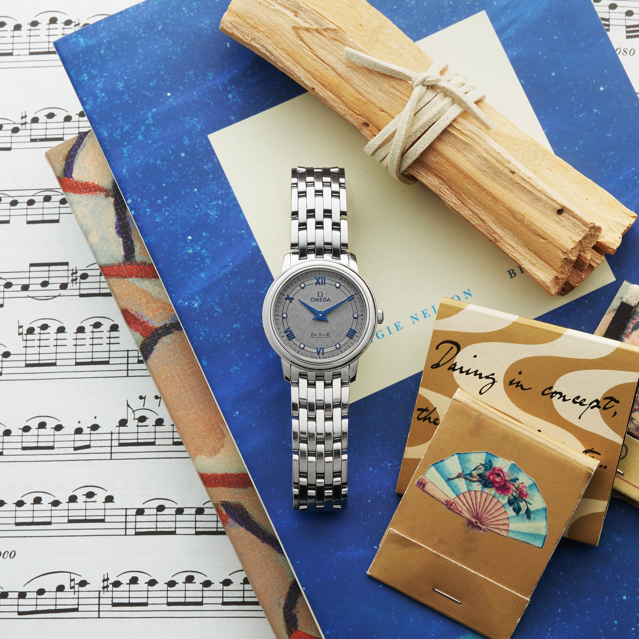 De Ville Prestige Quartz 27.4 mm, Stainless Steel With Diamonds(1:1 replica)