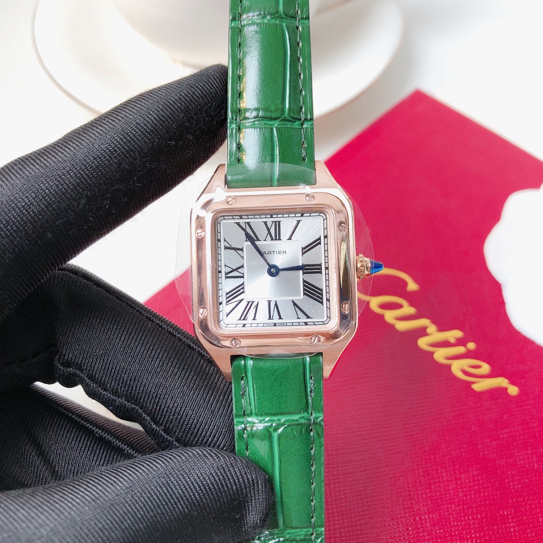 Santos Demoisell - Steel Mini - Green Gold Colour(1:1 replica)