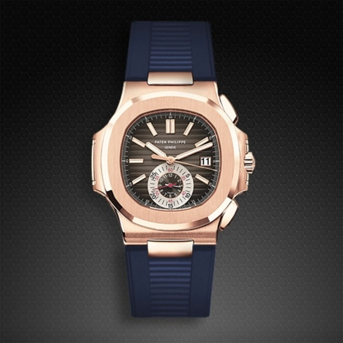 Patek Philippe - Rubber B strap for Nautilus 5980 RG(1:1 replica)