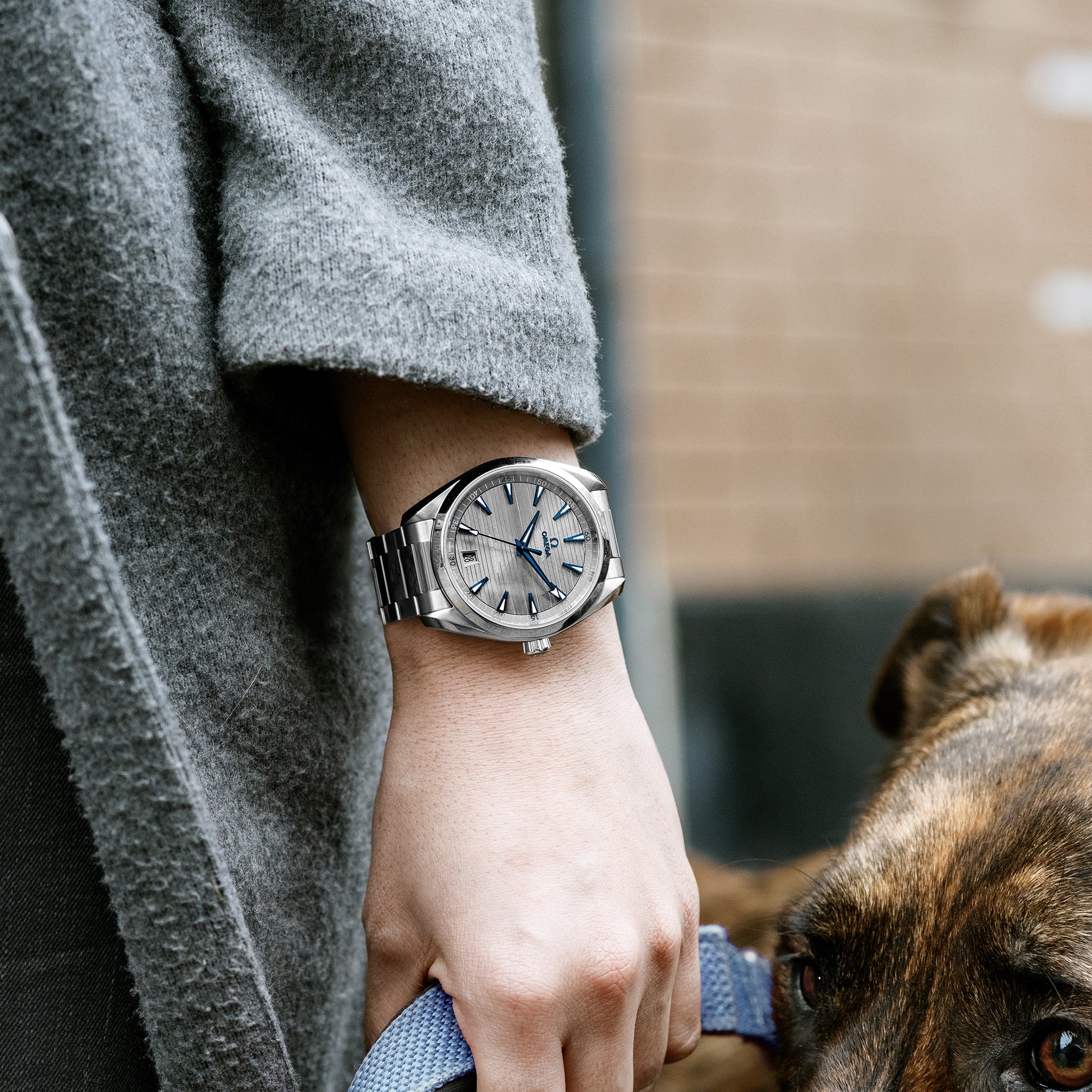 Seamaster Aqua Terra 150M Co-Axial Master Chronometer 41mm Grey Dial On Bracelet(1:1 replica)