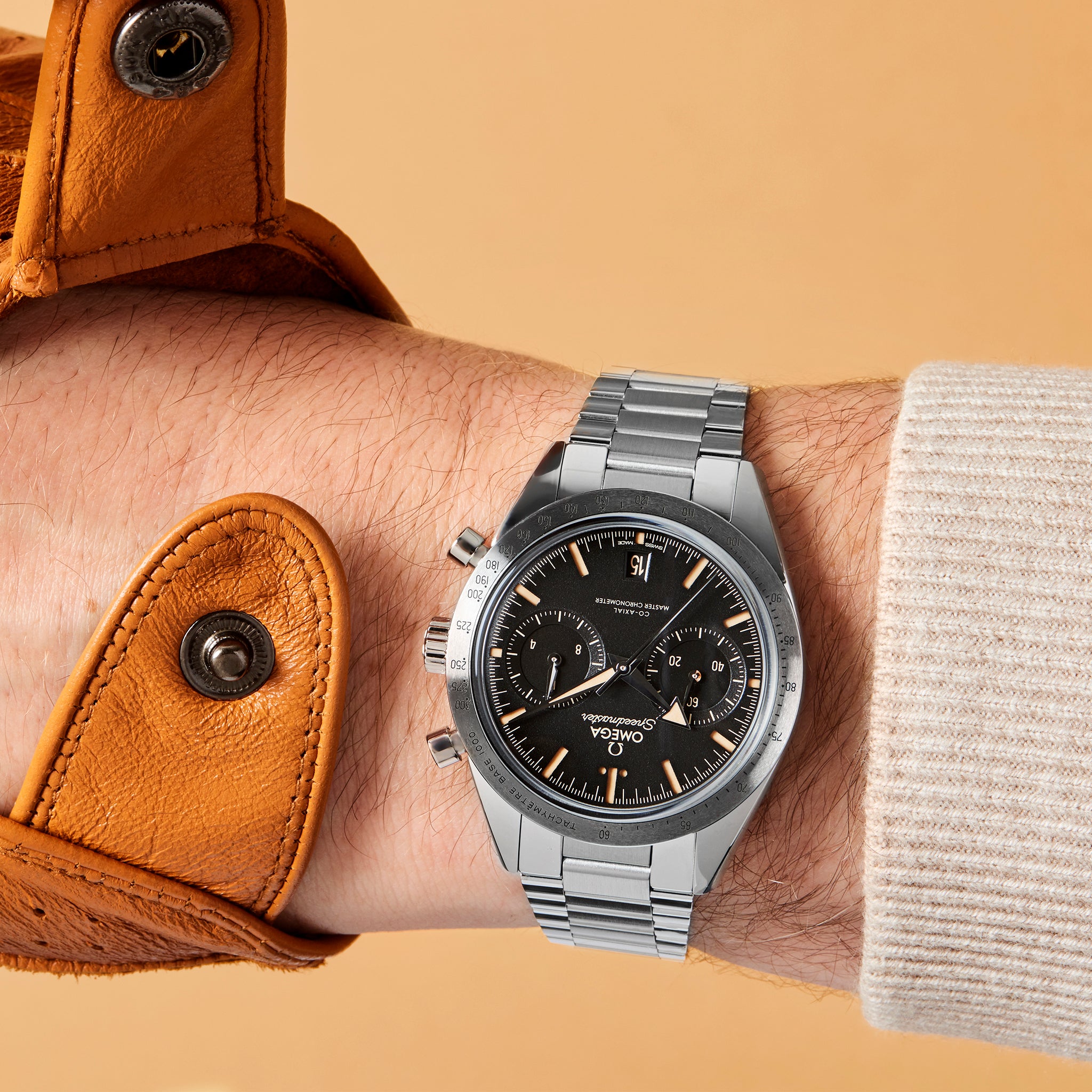 Speedmaster '57 Co-Axial Master Chronometer 40.5mm Black Dial On Bracelet(1:1 replica)