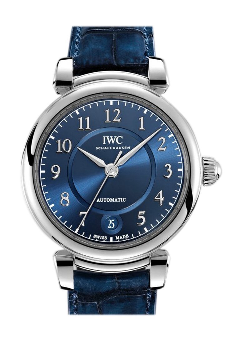 IWC Da Vinci Blue Dial Automatic 36mm Men's Leather Watch IW458312(1:1 replica)