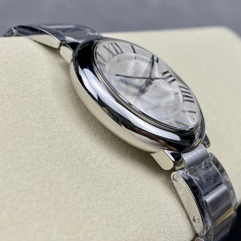 Fake Cartier Watch Ballon Bleu de Cartier Steel 36mm Silver Dial WSBB0048 mechanical movement 3KF(1:1 replica)