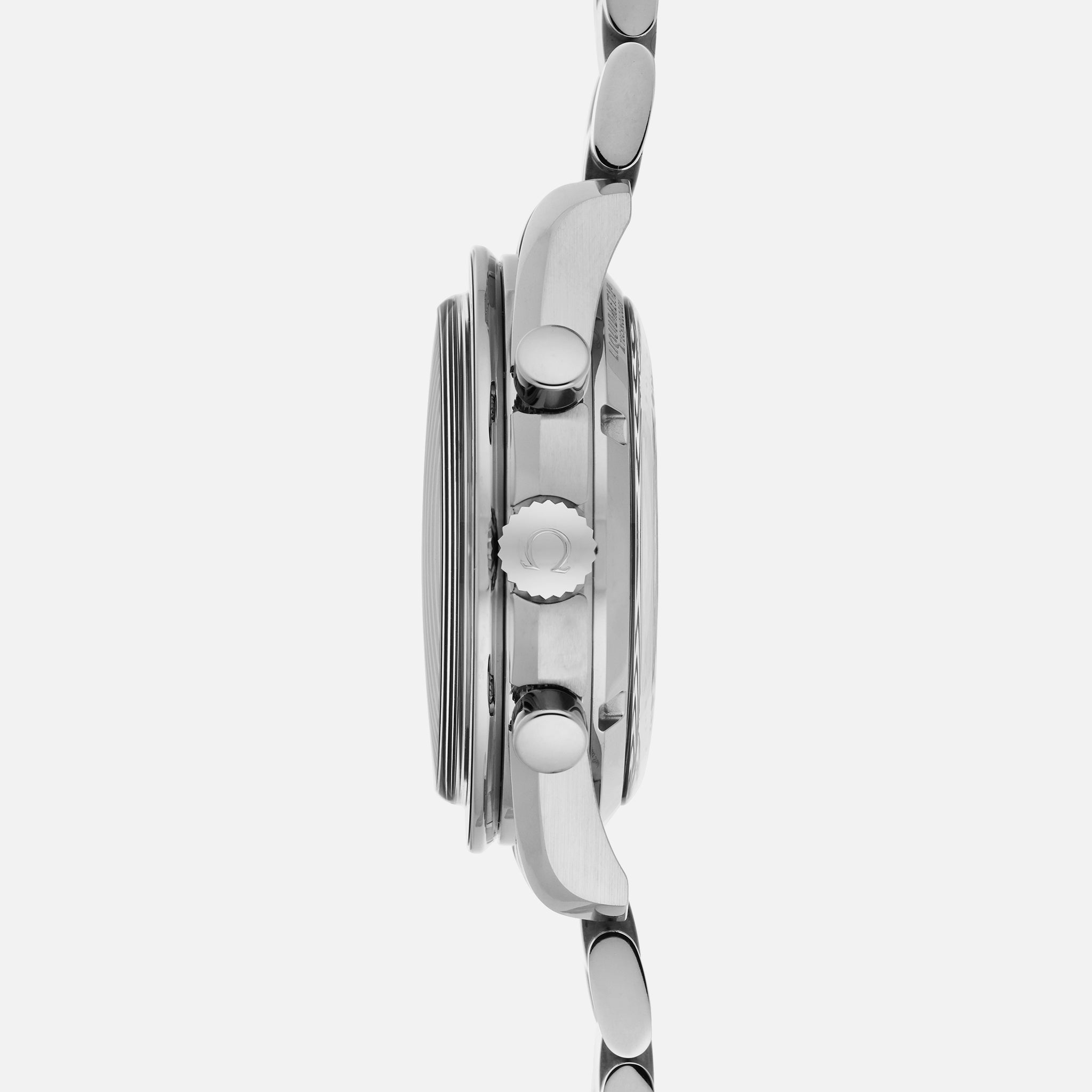Speedmaster Racing Co-Axial Master Chronometer Chronograph 44.25mm White Dial On Bracelet(1:1 replica)