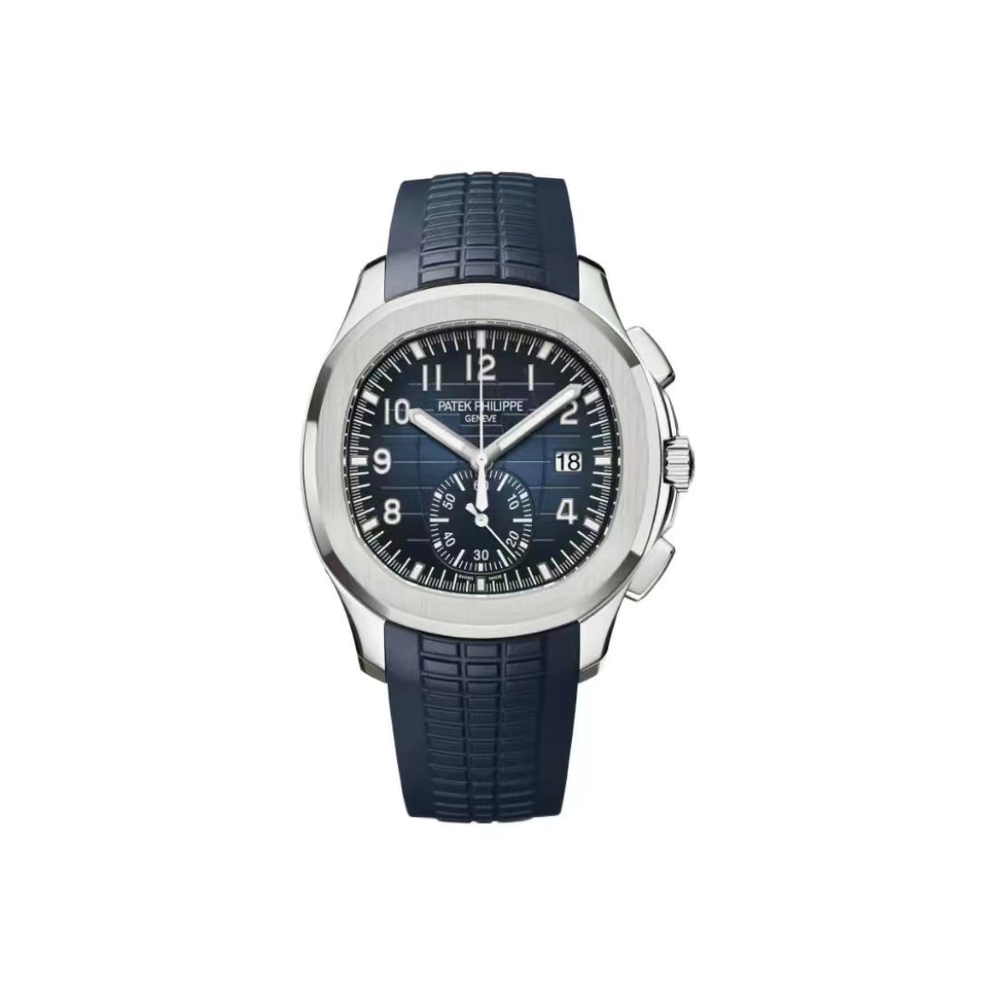PATEK PHILIPPE AQUANAUT 120m Waterproof Automatic Mechanical Movement Composite Waterproof Material Strap 42.2mm Men's Blue 5968G-001(1:1 replica)