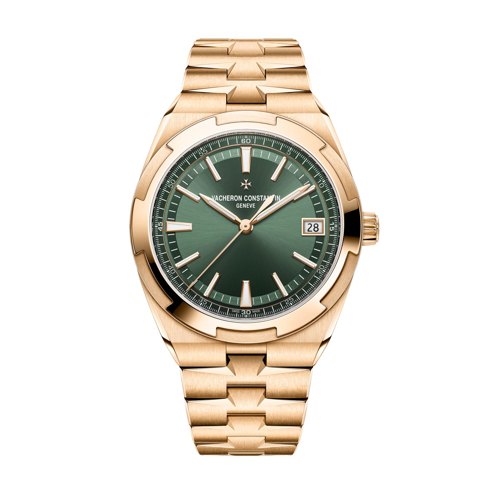Fake Vacheron Constantin Replica Watch Overseas self-winding 41 MM PINK GOLD 4520V/210R-B967(1:1 replica)