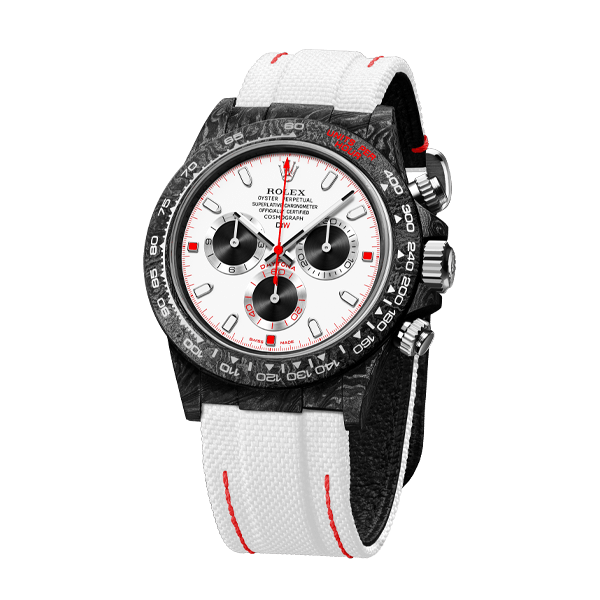 ROLEX Diw Daytona carbon speedster white 40mm oyster black(1:1 replica)