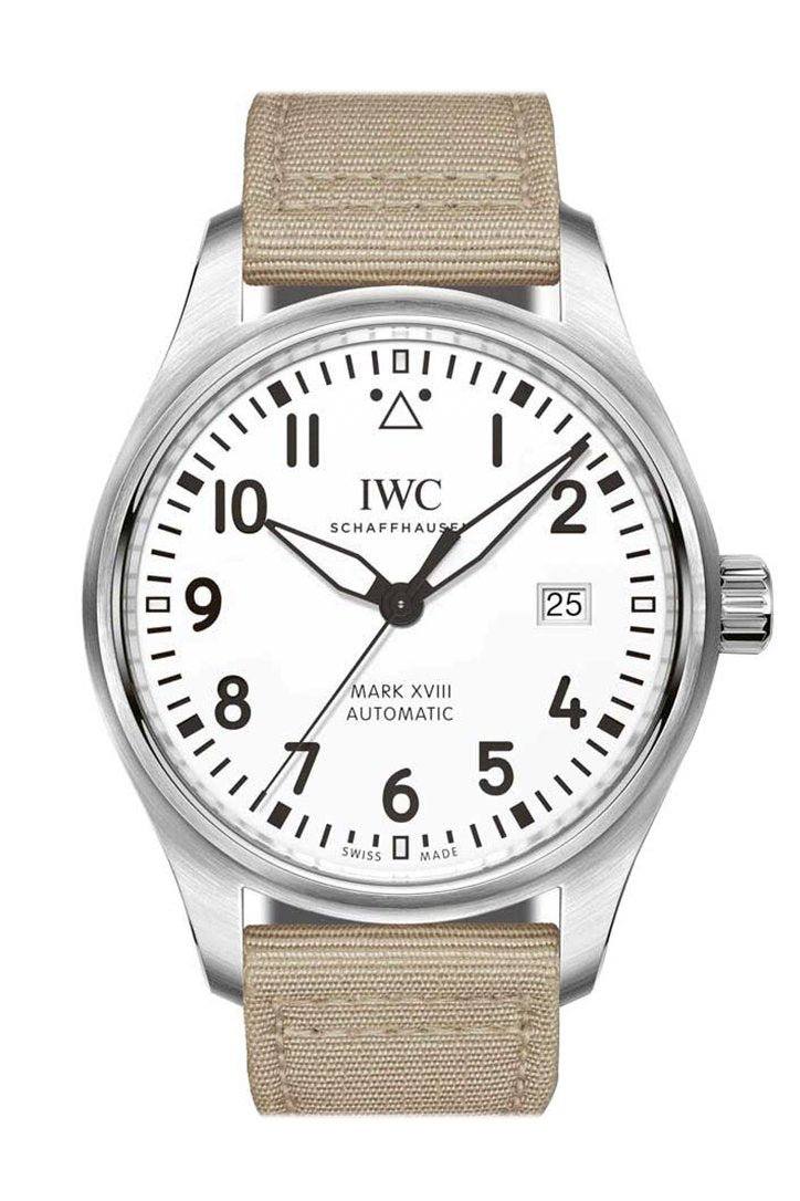 IWC Pilot's Watch Mark XVIII Antoine de Saint Exupery White Dial IW327017(1:1 replica)