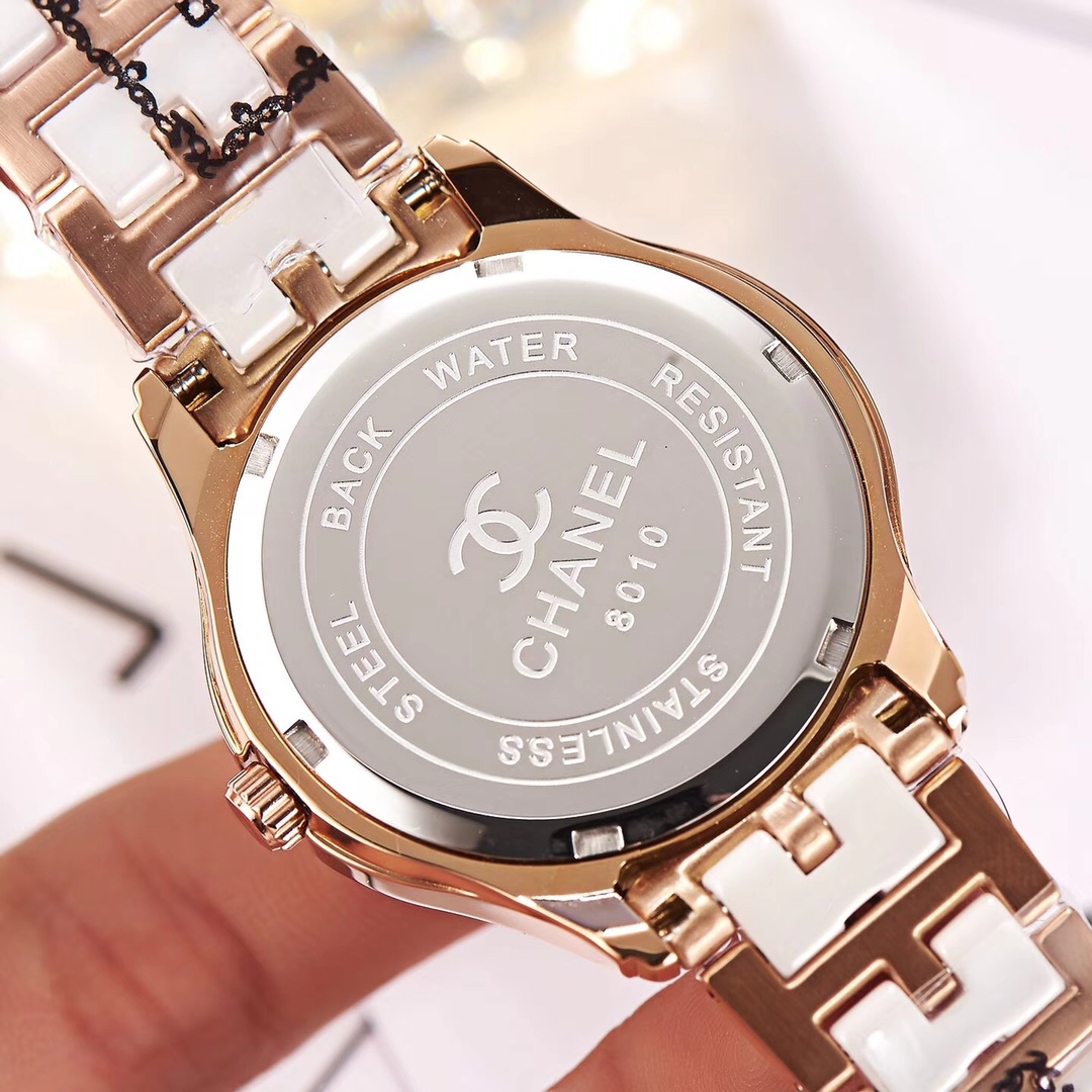 CHANEL Goddess quartz watch Imported quartz-3 hands diameter 34mm(1:1 replica)