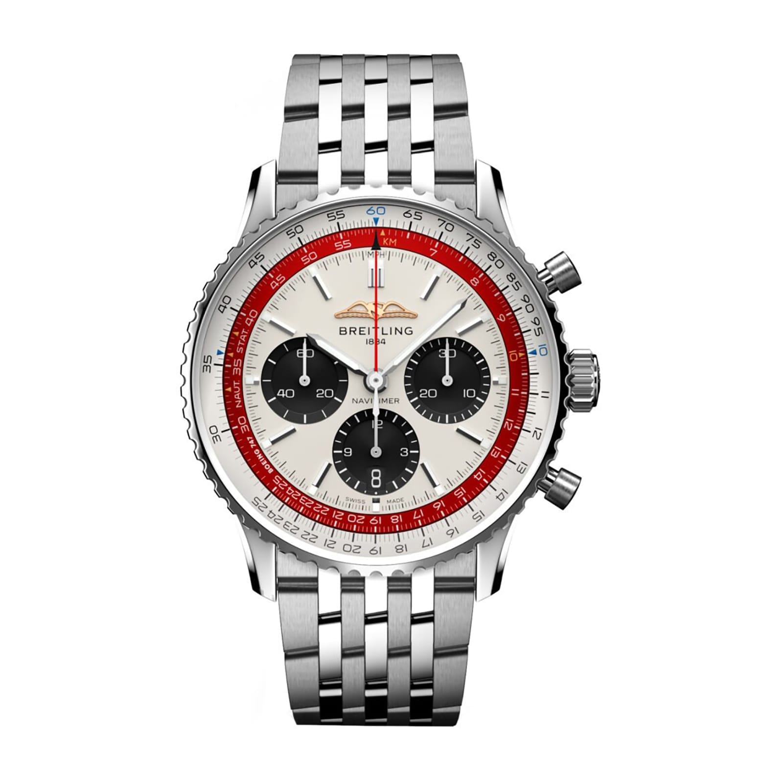 Fake Breitling Replica Watches NAVItimer B01 Chronograph 43 Boeing 747(1:1 replica)