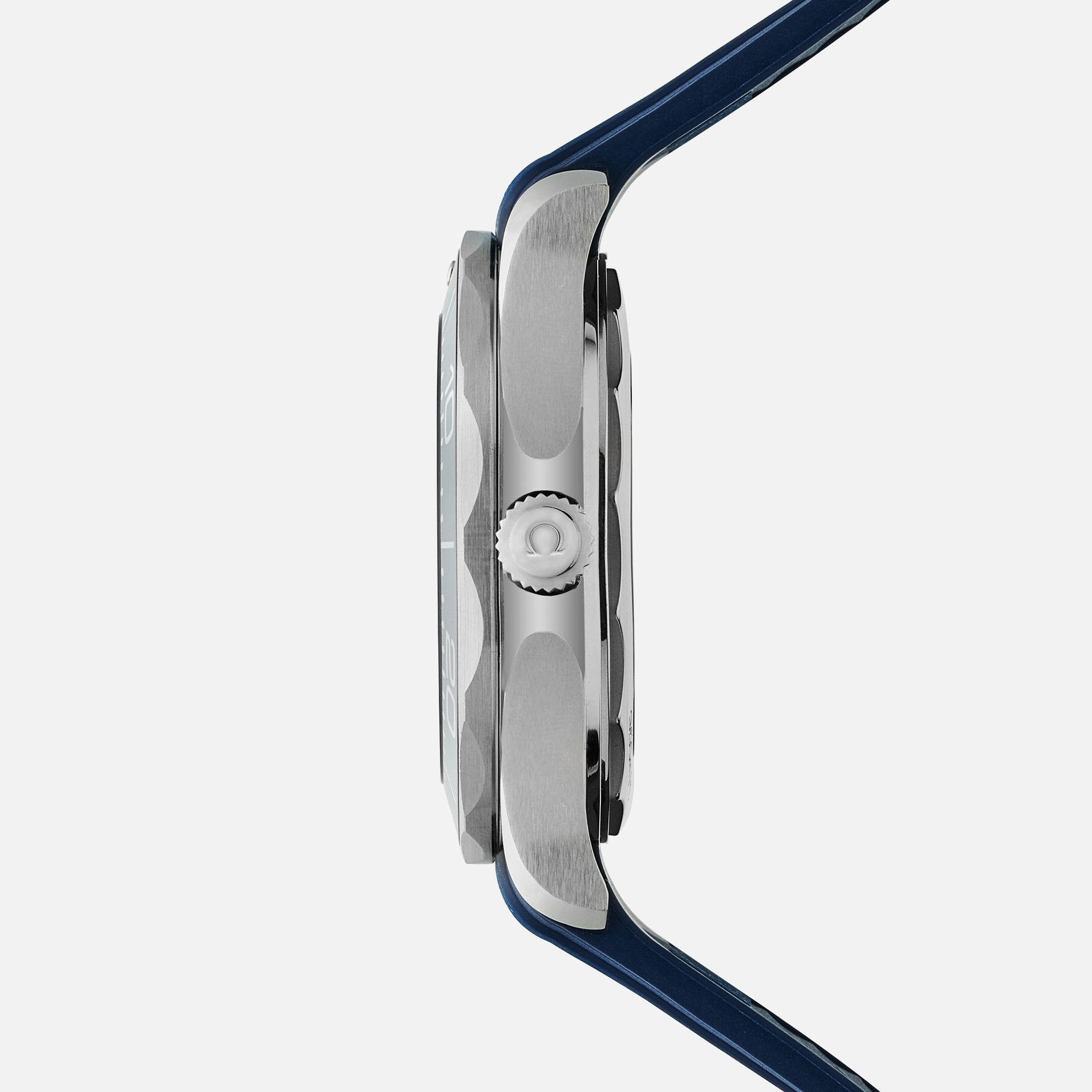 Seamaster Diver 300M Co-Axial Master Chronometer 42mm Blue Dial On Rubber Strap(1:1 replica)