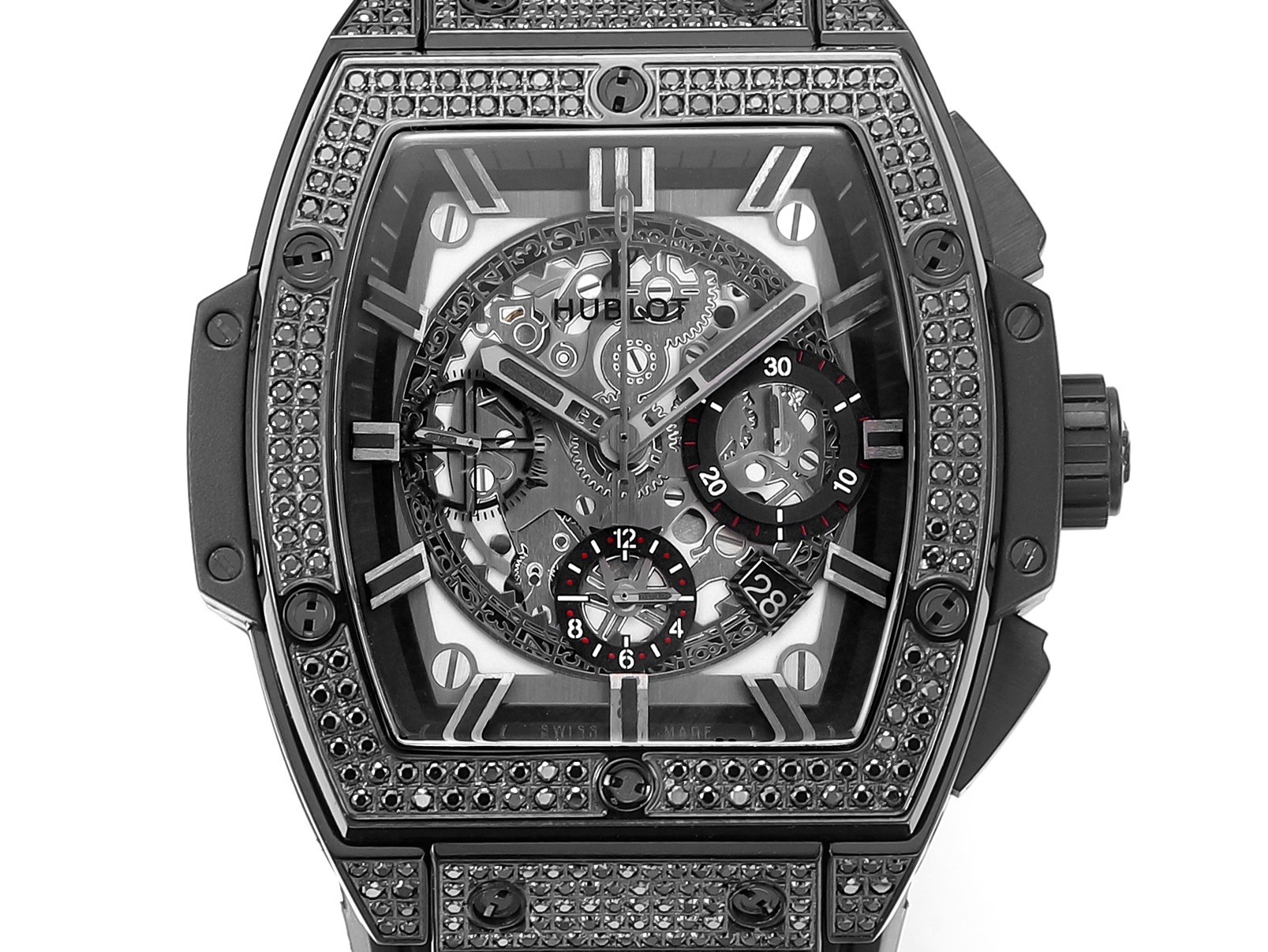 Hublot SPIRIT OF BIG BANG Chronograph, 45 mm Textured rubber strap(1:1 replica)