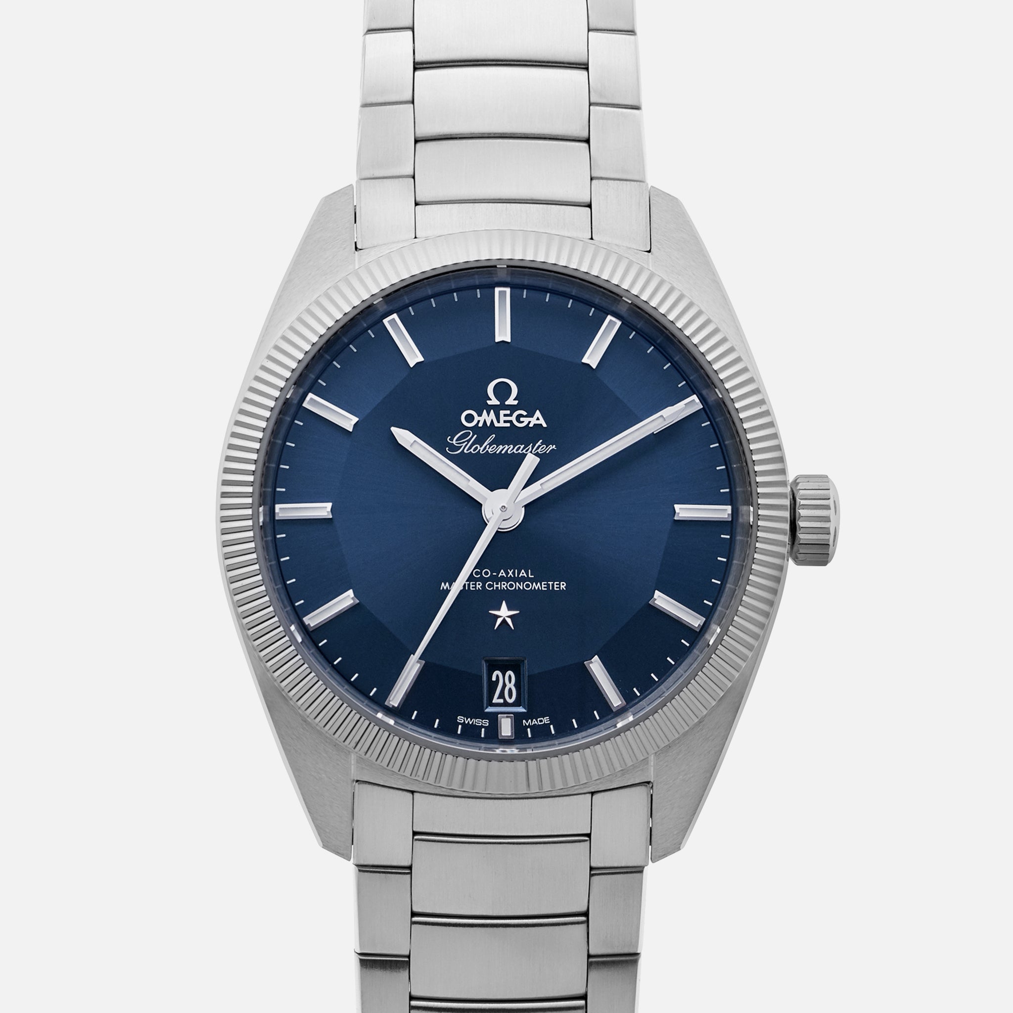 Constellation Globemaster Co-Axial Master Chronometer 39mm Blue Dial(1:1 replica)