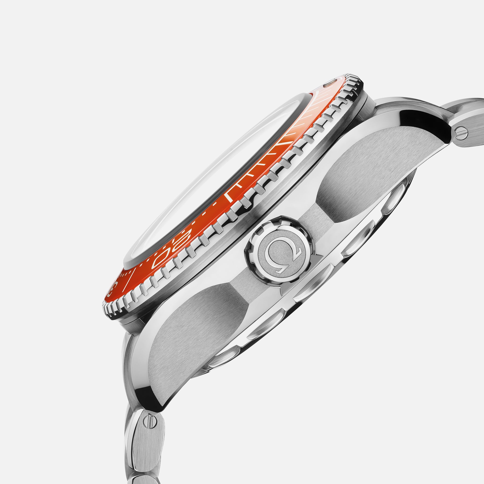 Omega Seamaster Planet Ocean Ultra Deep Professional 6000M Co-Axial Master Chronometer 45.5mm Orange Dial On Bracelet(1:1 replica)