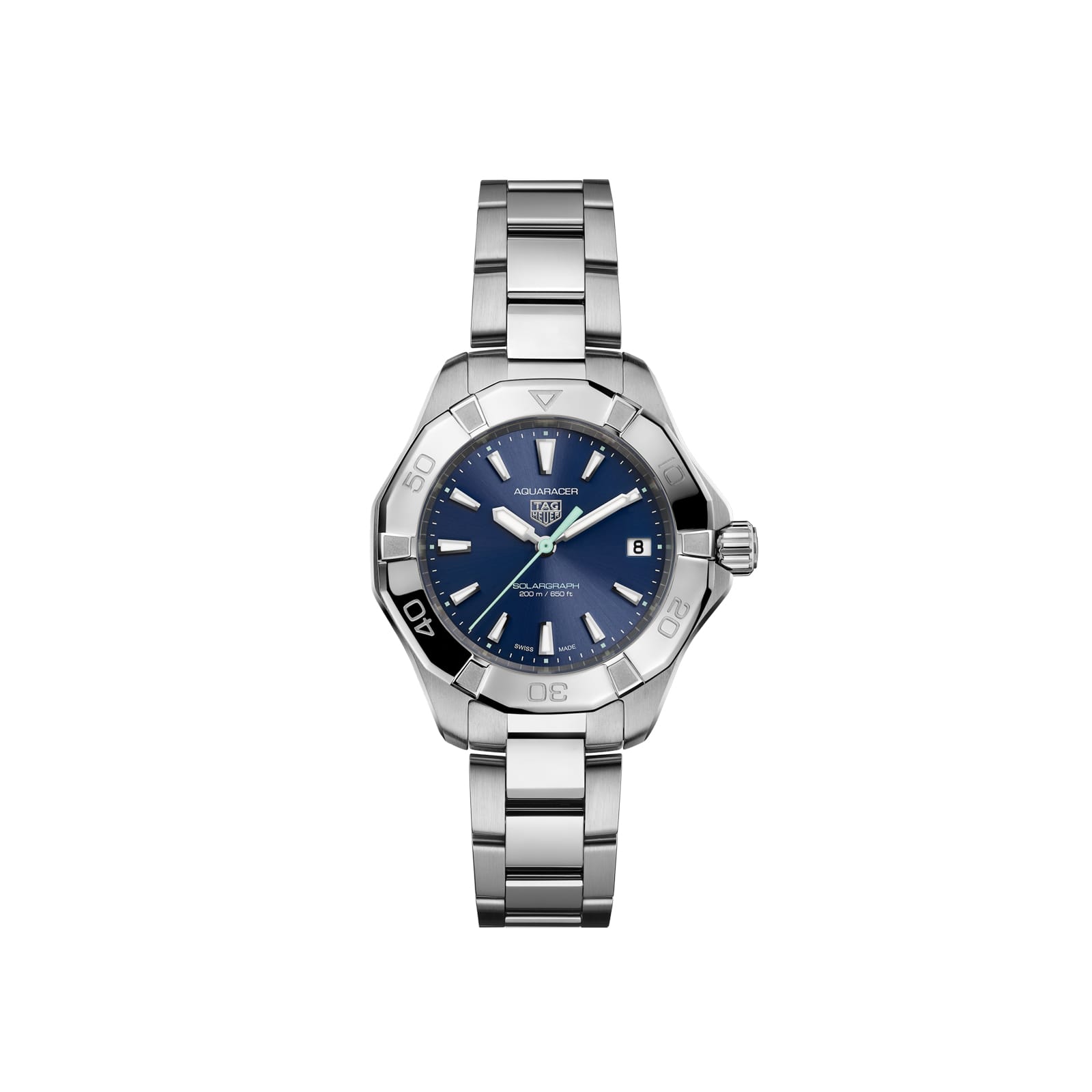 TAG Heuer Replica Watch Aquaracer Professional 200 Solargraph Solar Quartz 34 mm Steel(1:1 replica)