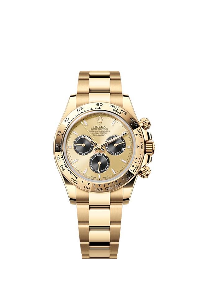 Rolex Cosmograph Daytona 40mm, 18k Yellow Gold, Ref# 126508-0006(1:1 replica)