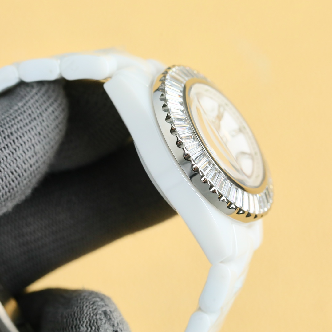 New Super Ceramic - Chanel J12 33mm watch! Goddess Welfare - White(1:1 replica)