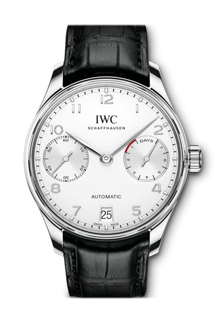 IWC Portuguese 7 Days in Stainless Steel Silver Dial Men's Watch IW500712(1:1 replica)