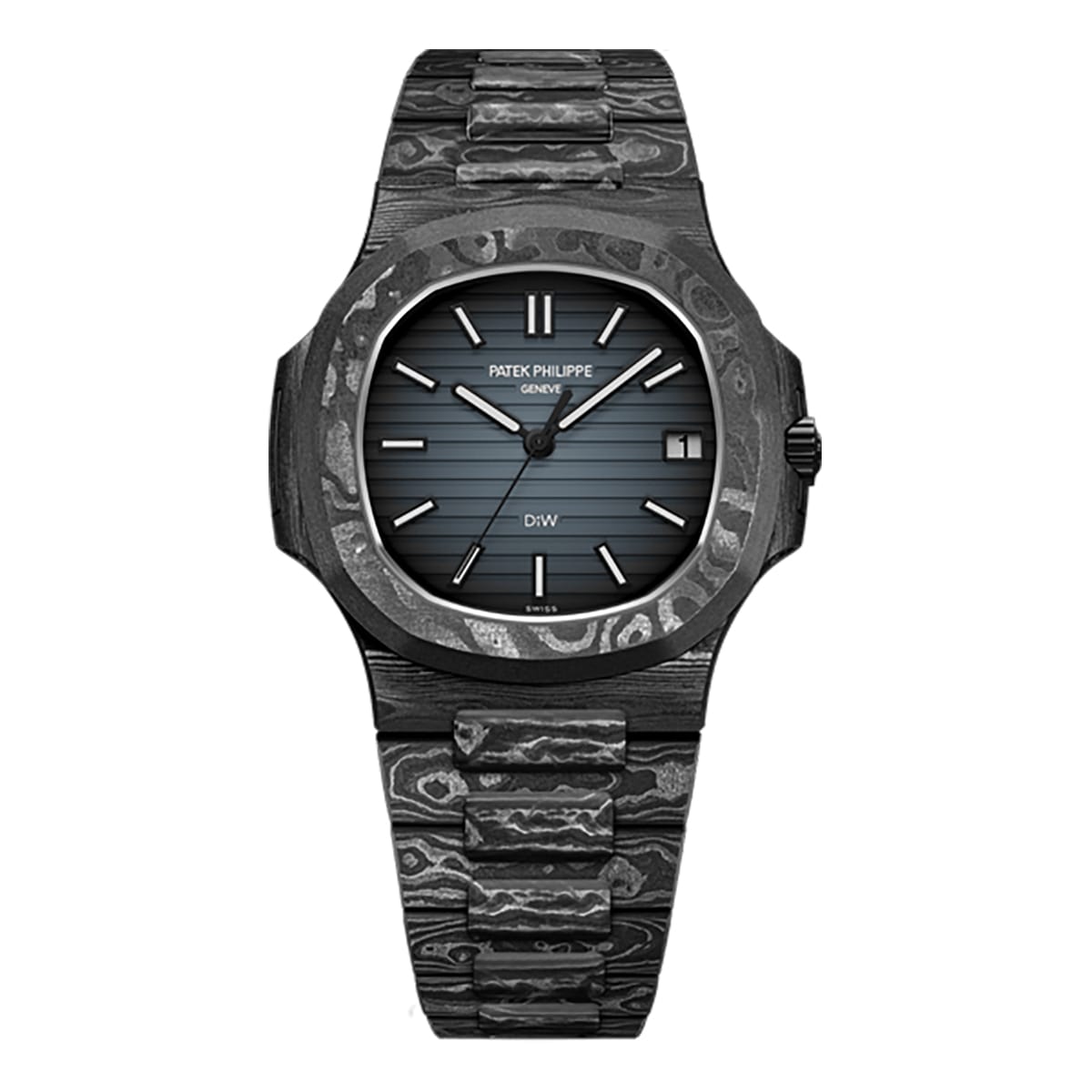 Best Fake Patek Philippe Replica Watch Nautilus All Carbon Gris The Black Grail Project(1:1 replica)