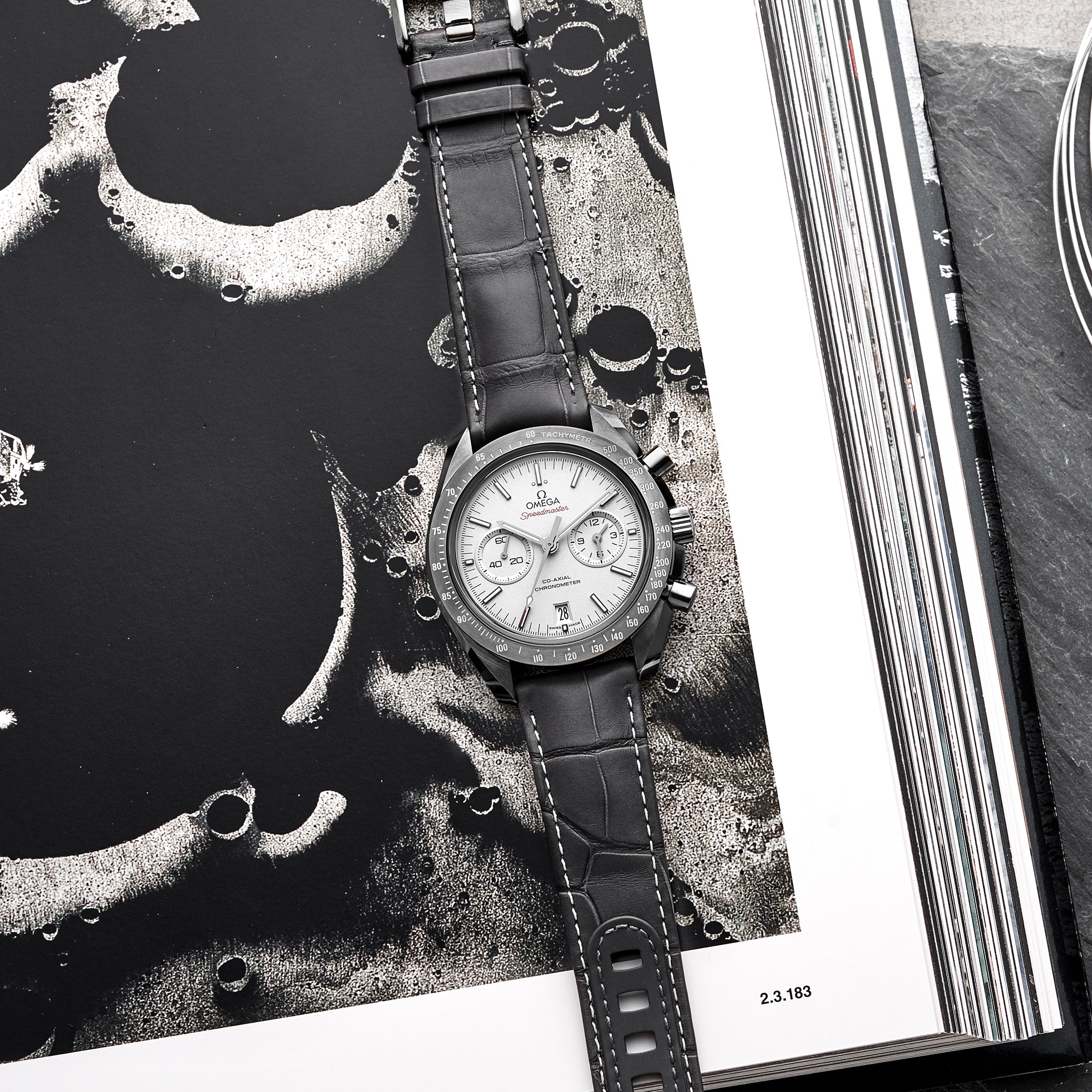 Speedmaster Moonwatch Co-Axial Chronograph 44.25mm 'Grey Side Of The Moon'(1:1 replica)