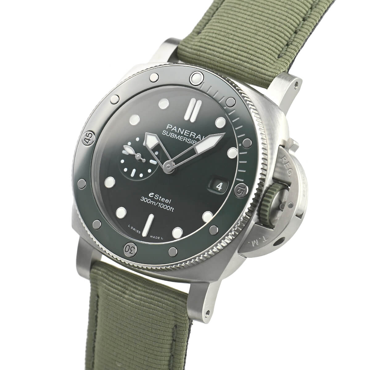 Panerai  Submersible QuarantaQuattro ESteel™ Verde Smeraldo PAM01287(1:1 replica)
