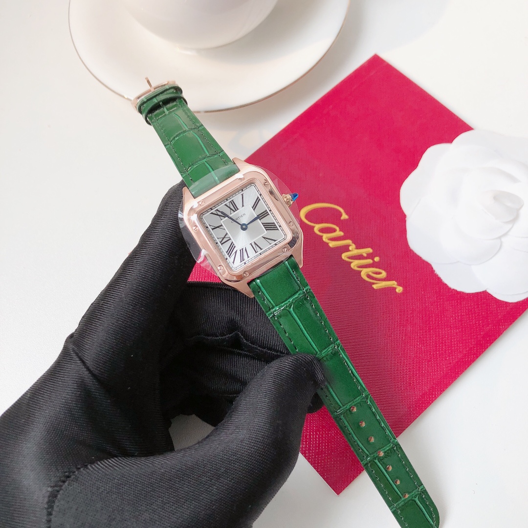 Santos Demoisell - Steel Mini - Green Gold Colour(1:1 replica)